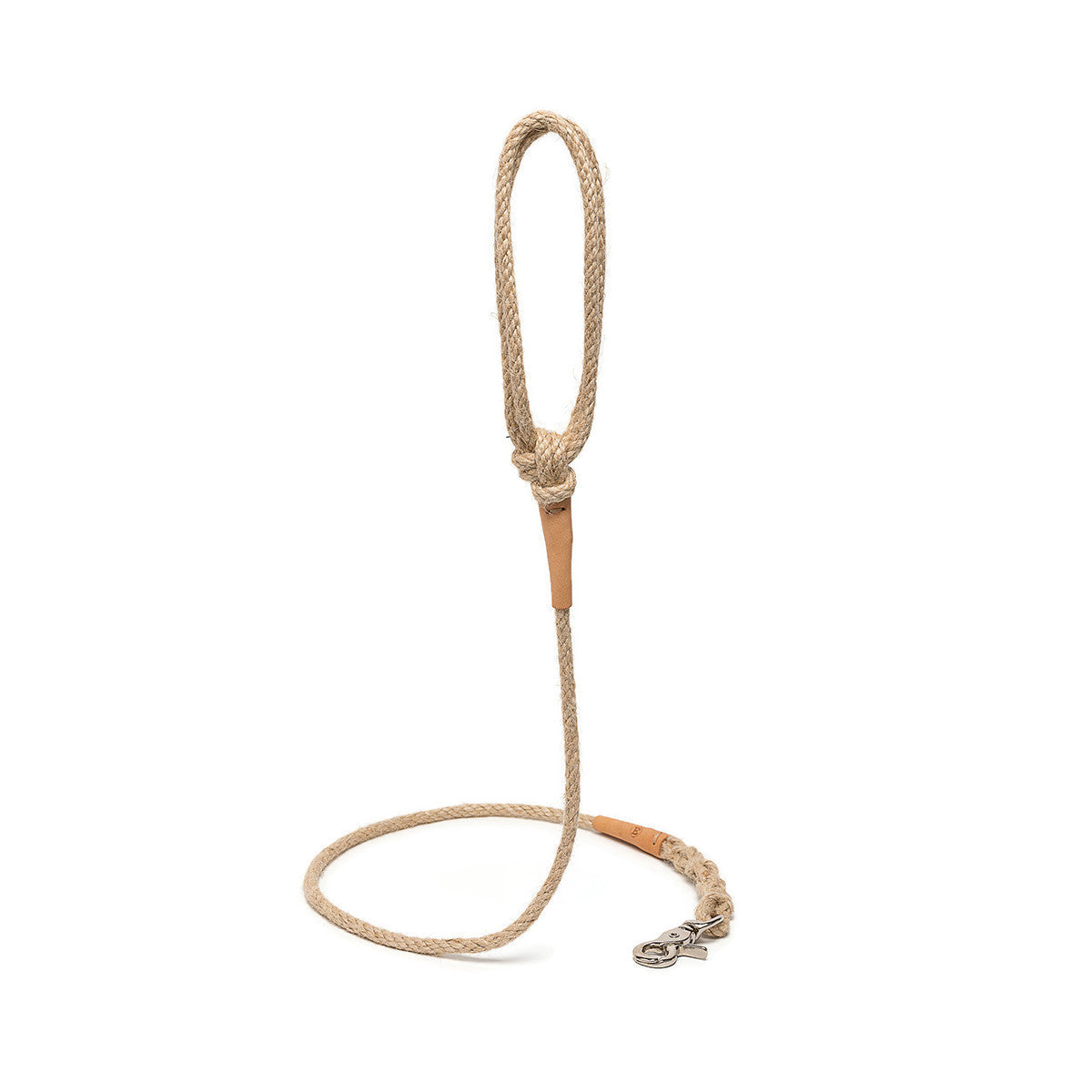 Navy Jute Dog Leash