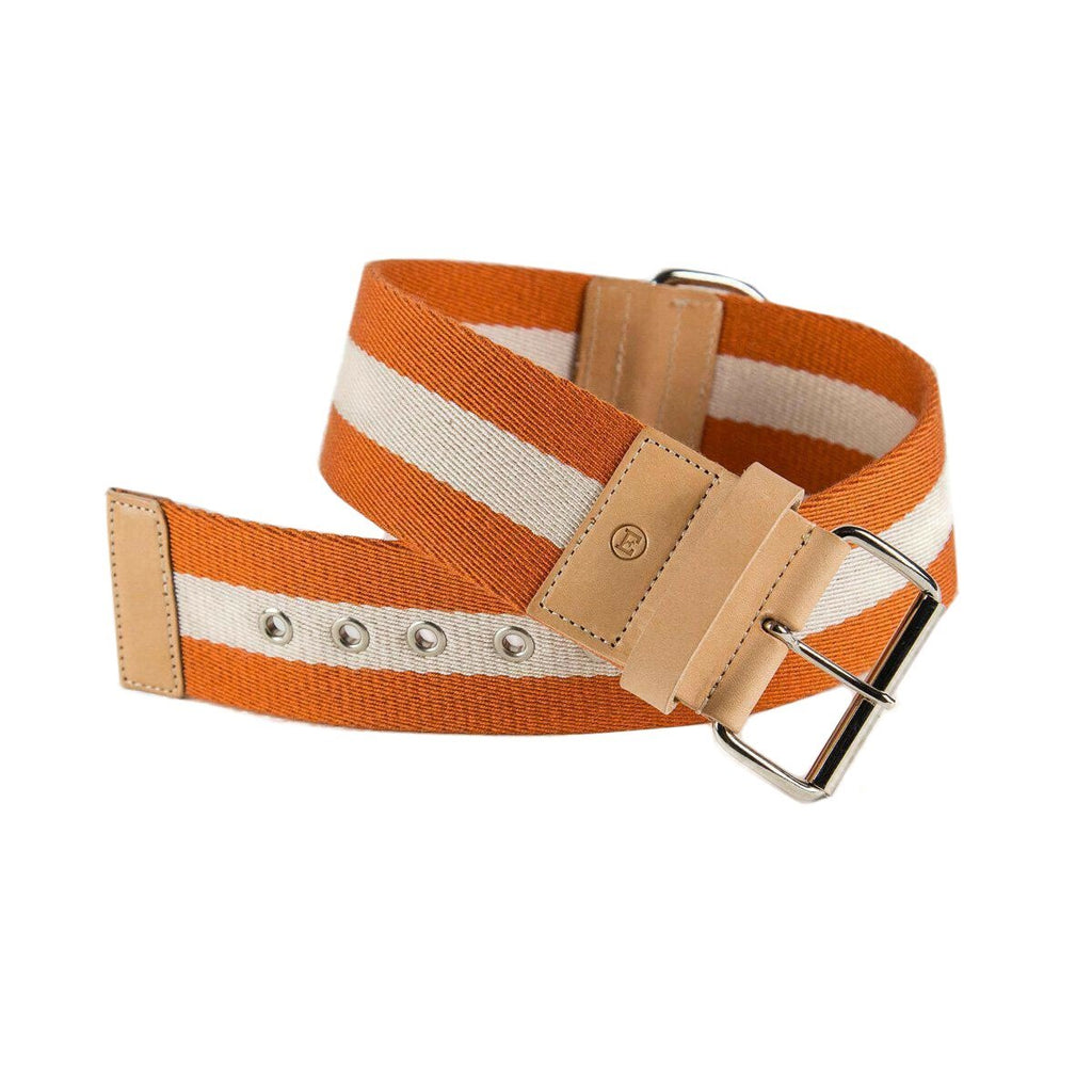 Orange And Cream Tape XLarge Dog Collar