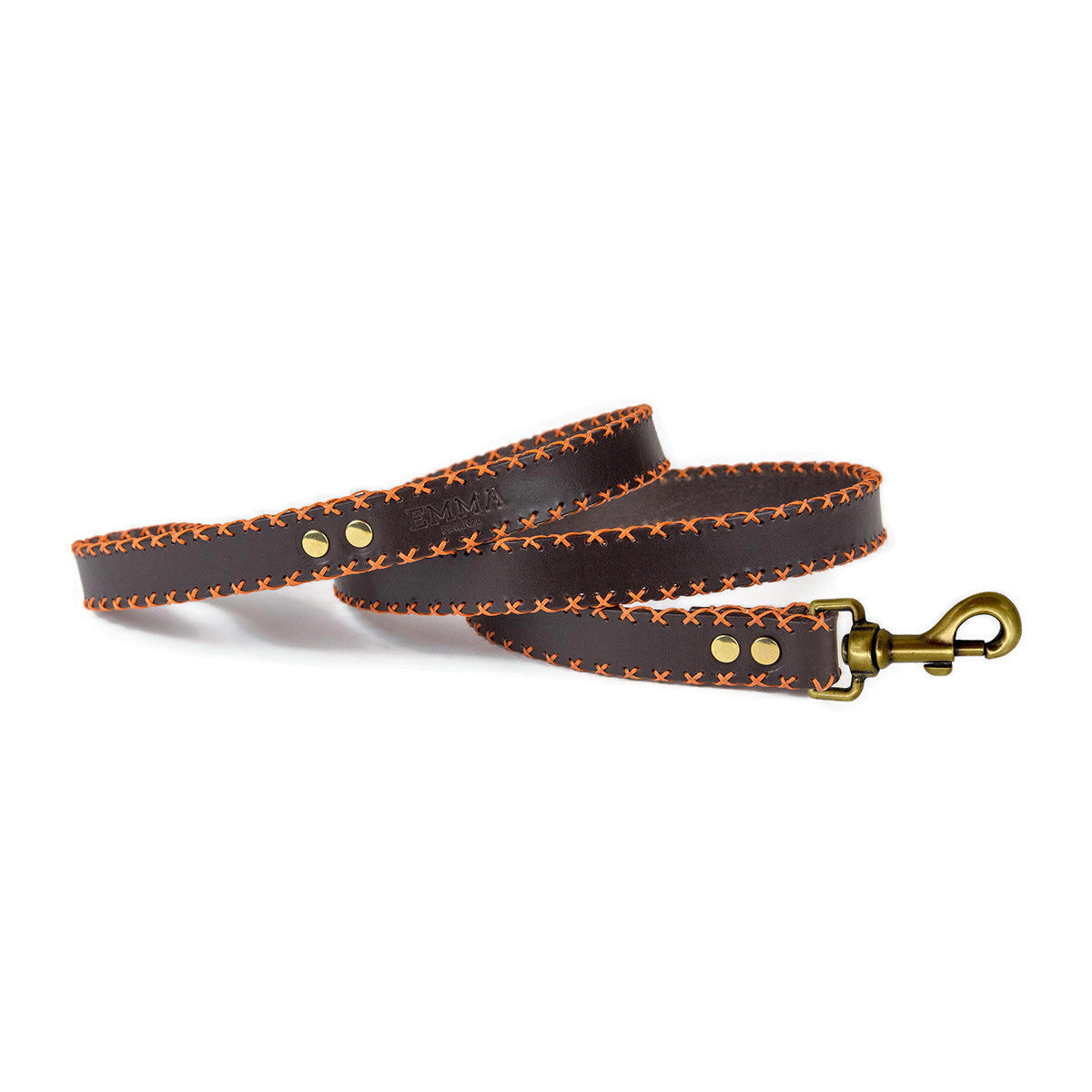Orange Cross Dog Leash