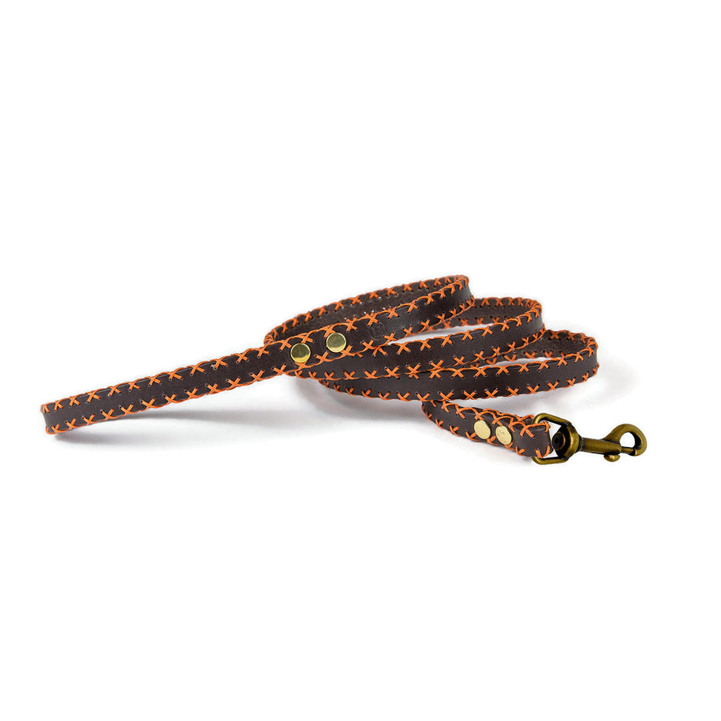 Orange Cross Dog Leash